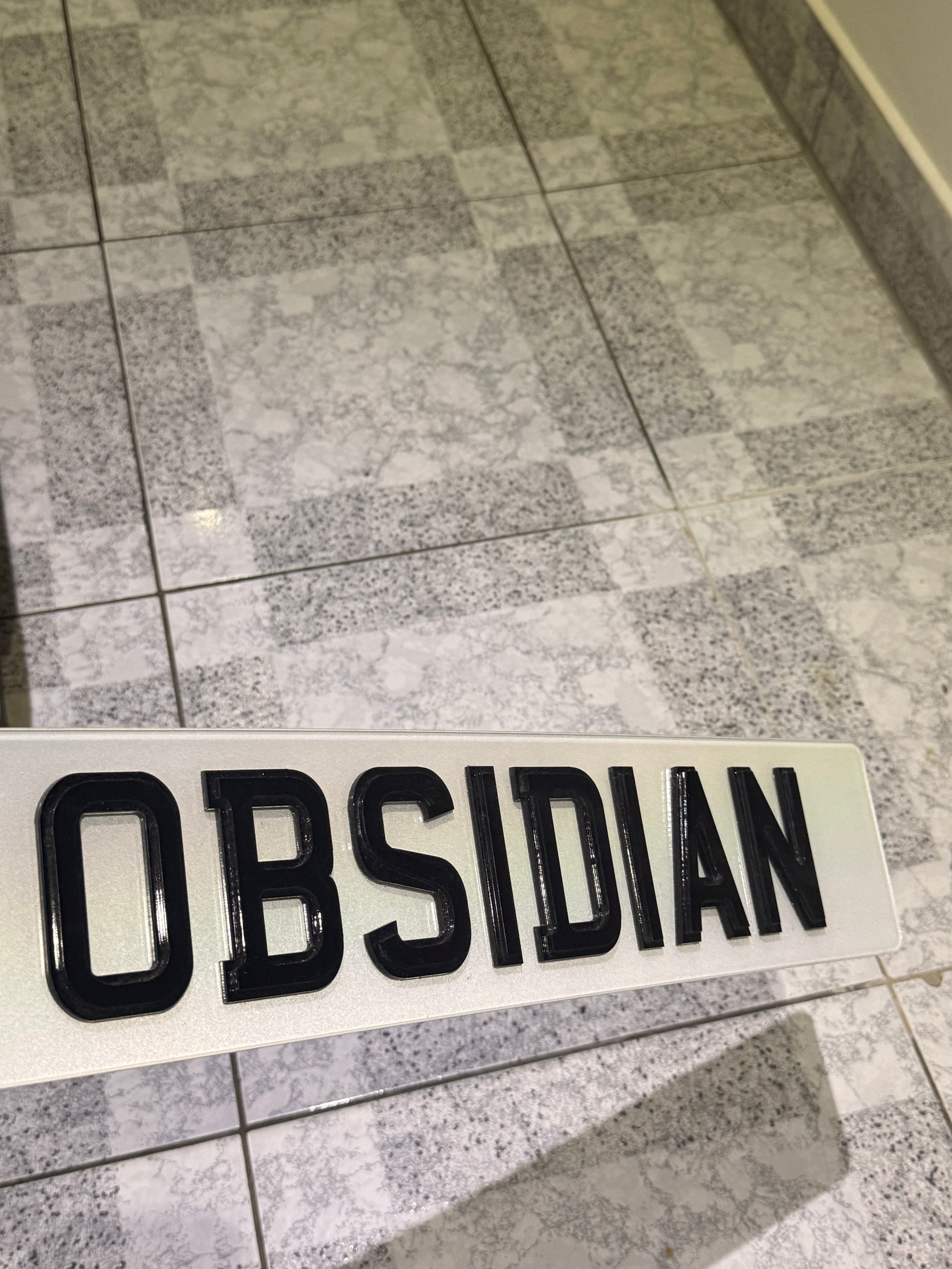 OBSIDIAN PLATE