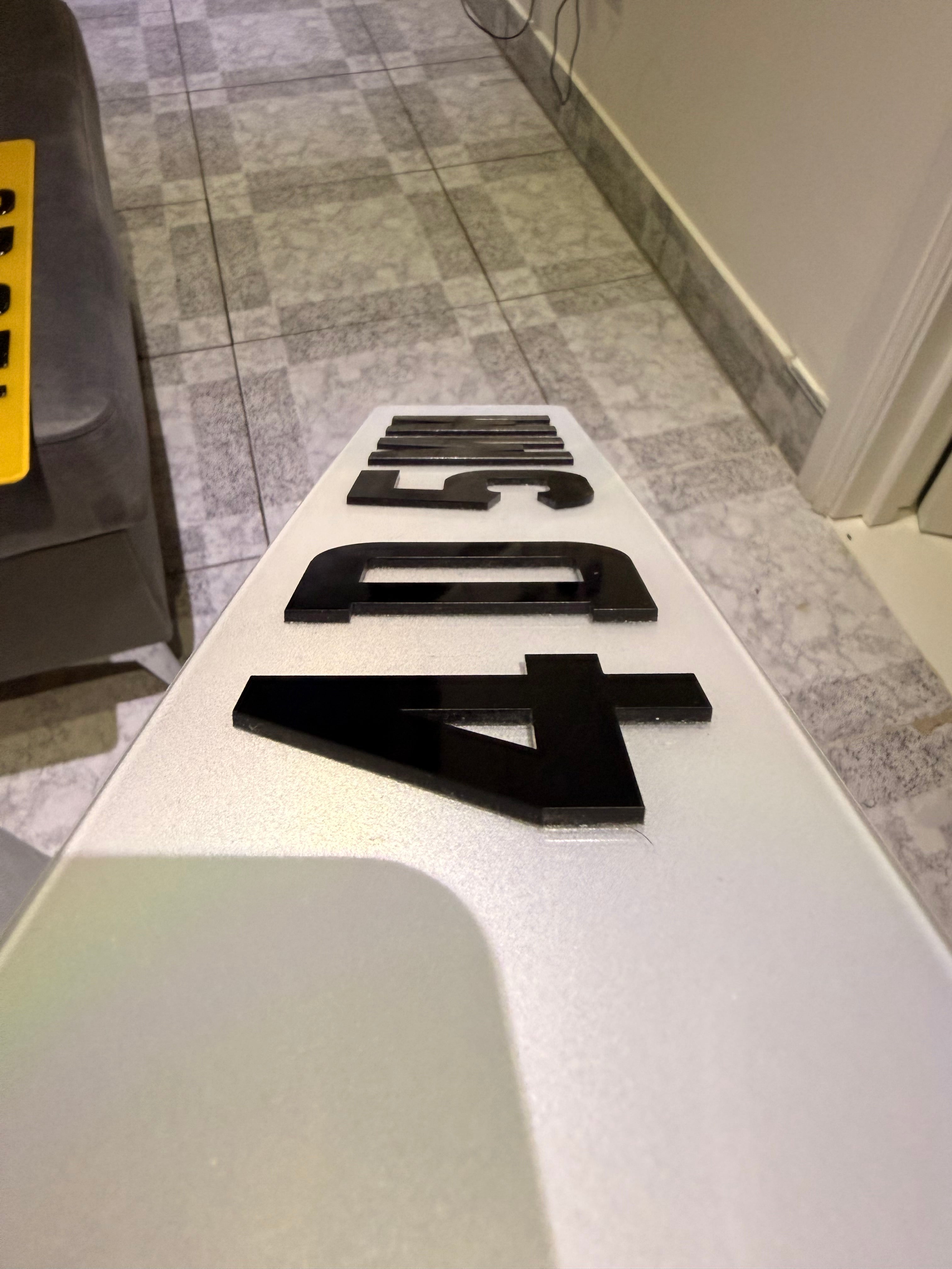 4D 5MM LASER CUT PLATE