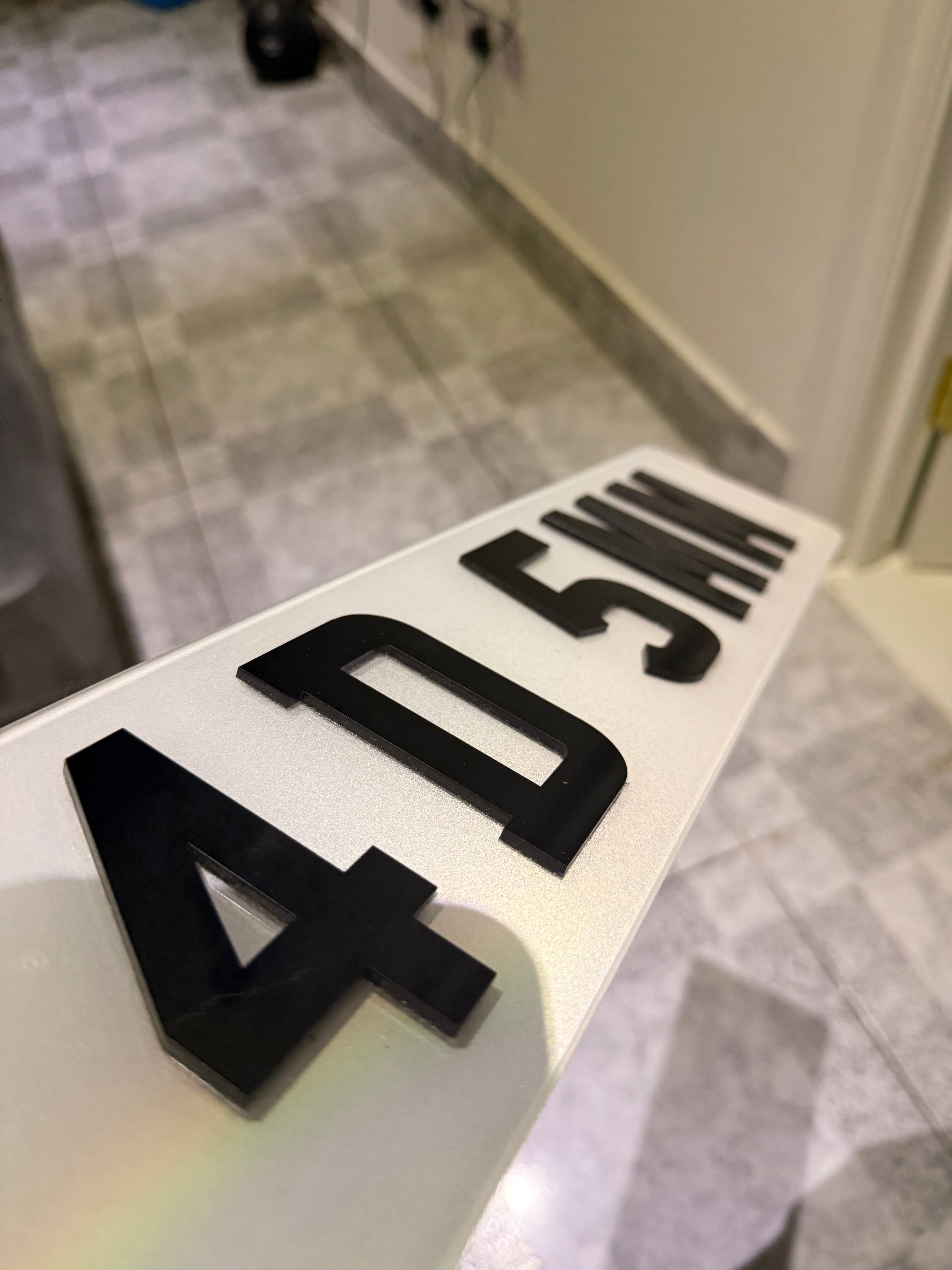 4D 5MM LASER CUT PLATE