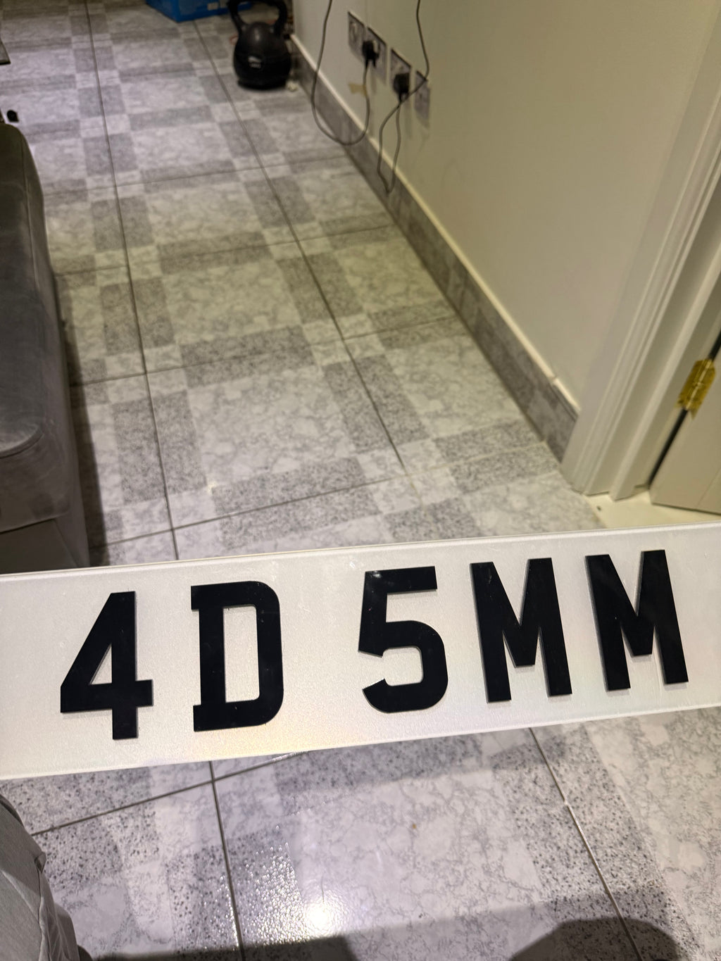 4D 5MM LASER CUT PLATE